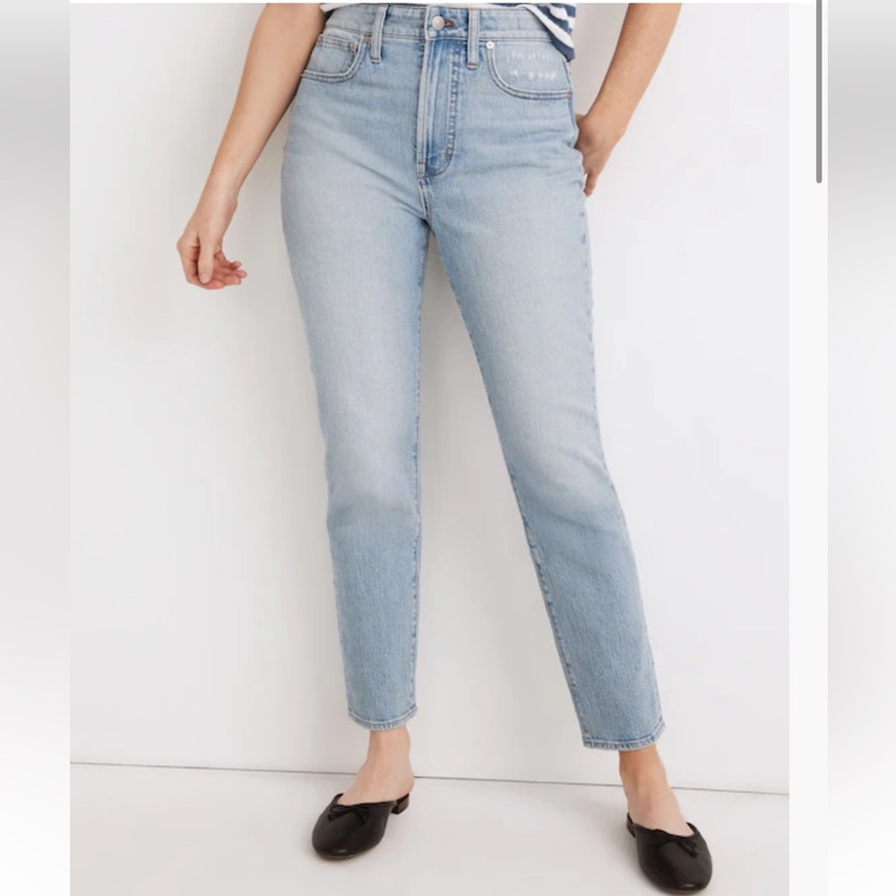 Madewell The Curvy Perfect Vintage Jean in Fiore Wash - 25